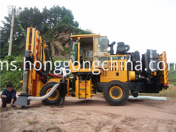 Drilling Machine for Plateau Area